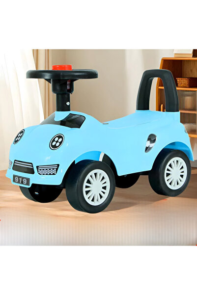 My modern game Four-wheel anti-tip yo-yo for children, child can sit on it, push car toy for children with horn sound