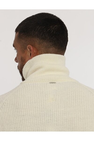 Antony Morato men's sweater, white, size L, 50% wool, 50% polyamide