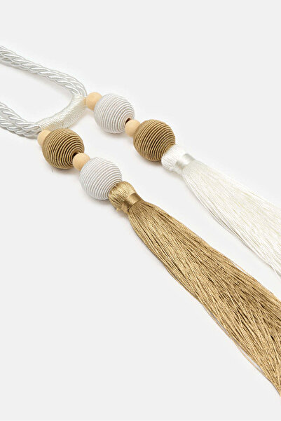 REDTAG Beige Tie Back With Double Tassel