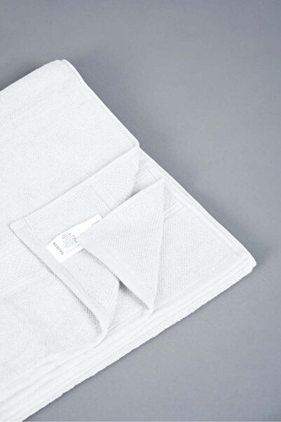REDTAG White Textured Cotton Hand Towel