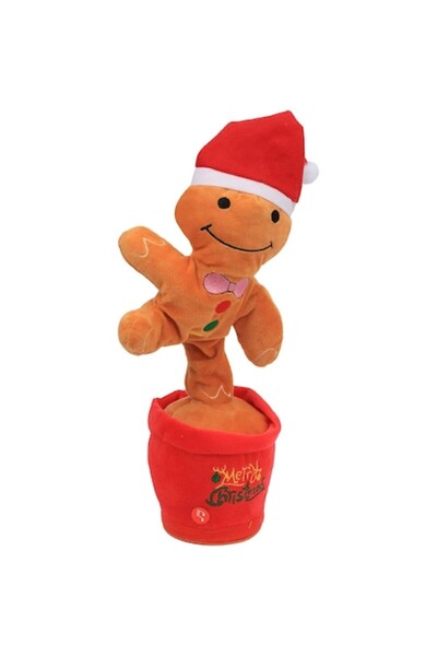 OEM Interactive Plush Toy, The Biscuit That Sings, Dances and Imitates, 32 cm, Brown