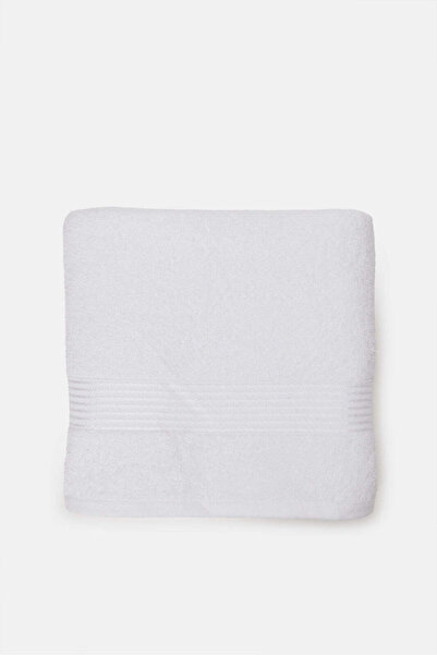 REDTAG White Soft Cotton Beach Towel