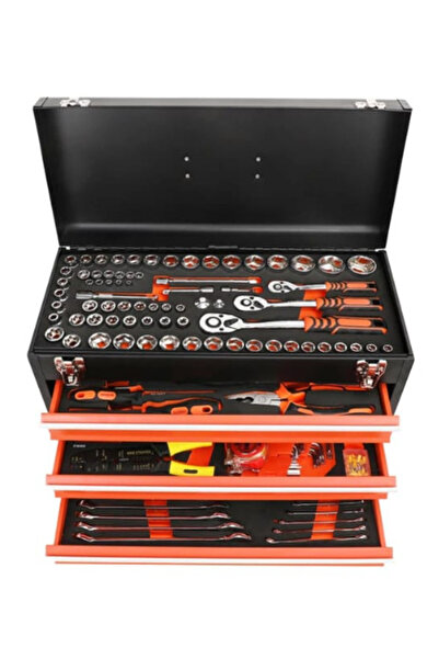 HASSAN Trusa profesionala de scule tip GEANTA cu 408 piese 4 sertare si maner...