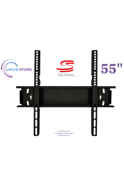 Herz Senna 55sn9000u Ultra Hd 55" 140 Ekran Uyumlu Lcd Led TV Sabit Duvar Ask...