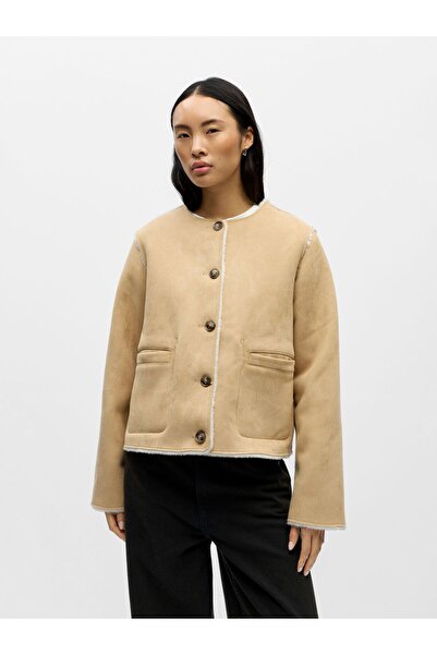 Object Jacke Wildlederimitat