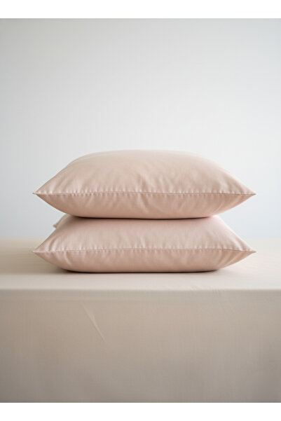 VİENNA 4-Piece Cotton Pillowcase Set 50X70 cm – Double Color Combination – 20 cm Cover Model