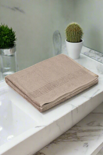 REDTAG Taupe Luxury Cotton Beach Towel