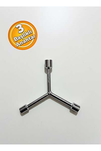 KİNETEX Çelik 3 Başlıklı Y Bijon Anahtar 10 mm - 12 mm - 14 mm