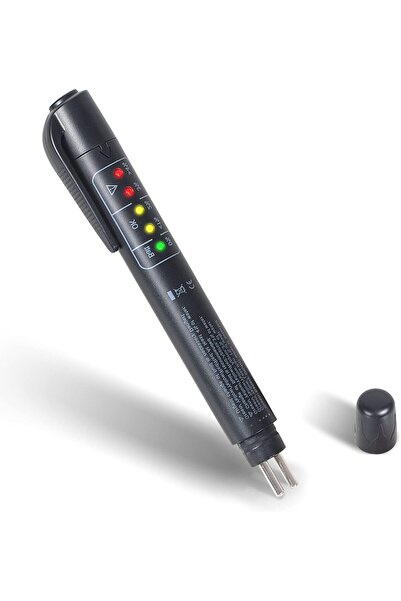 KİNGBOLEN Brake Fluid Tester Pen with 5 LED Indicators (DOT3/DOT4/DOT5.1)