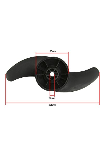 Maxrom Elice din plastic 2 pale 230mm pentru motor electric XM8330501