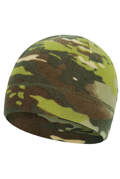 Hipolar Winter Hat, Camouflage, Soft Polar Fleece, Size M 51, Semi-elastic