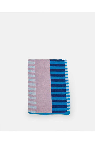 REDTAG Blue Striped Beach Towel
