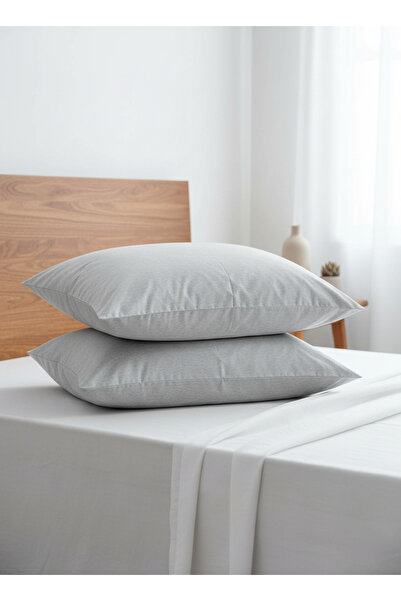 VİENNA 4-Piece Cotton Pillowcase Set 50X70 cm – Double Color Combination – 20 cm Cover Model