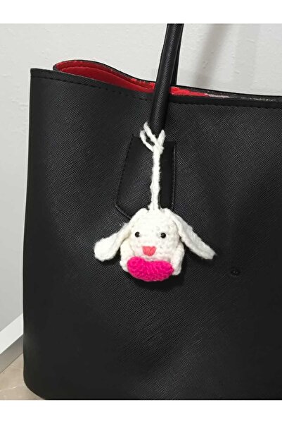 Momsada Rabbit Bag Charm / Hand Knitted