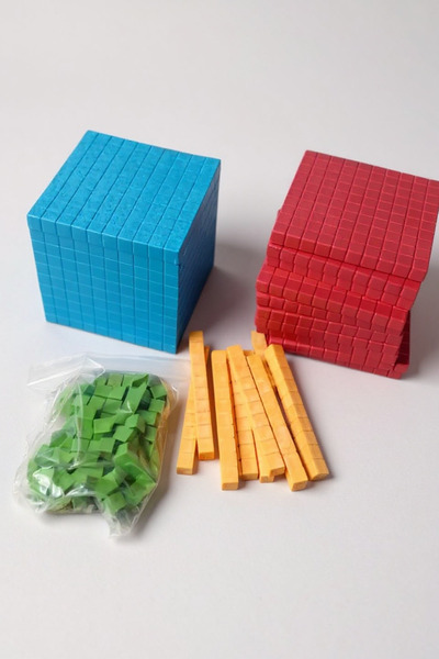 edumatoys Onluk Taban Blokları Renkli Matematik Blokları