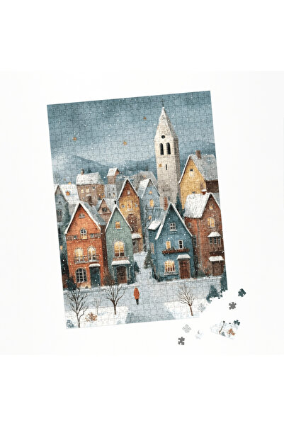 Soi Craft 1000 Piece Puzzle Snowy Town Streets