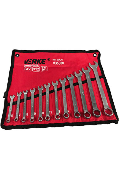 Maxrom Combination ring wrench set 12 elements 6-32mm V35315 Verke