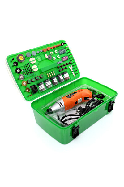 Maxrom Mini freza electrica 170W 220V 218 piese KraftDele KD10281