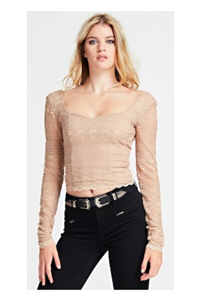 Guess women's top, Beige, M