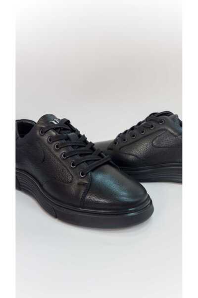 Voyager Ανδρικά παπούτσια από γνήσιο δέρμα με κορδόνια από καουτσούκ, άνετα και κομψά κλασικά παπούτσια