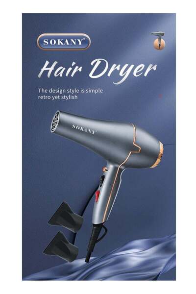 SOKANY Sk-8807 Professional Hair Dryer Grey