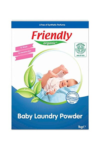 Friendly Organic Baby Laundry Powder 1 kg - Plant-derived ingredients, 100% organic