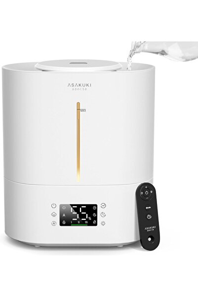 ASAKUKI 4L Top-Fill Ultrasonic Cool Mist Humidifier