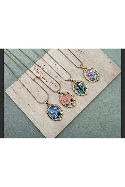 HİNESSA 4 lü tasarım kolye çelik