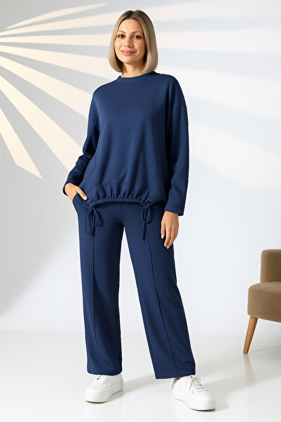 lubiti Σετ από ύφασμα modal με κορδόνι περίσφιξης στο κάτω μέρος