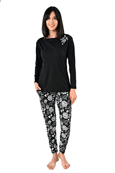 uniconf Women's cotton pajamas with long sleeves PFI110IMP127,
