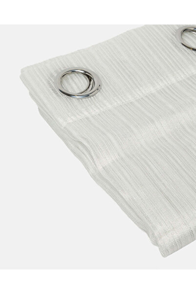 REDTAG Ivory Sheer Embellished Curtain (1 Piece)