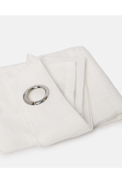 REDTAG Ivory Textured Sheer Curtain