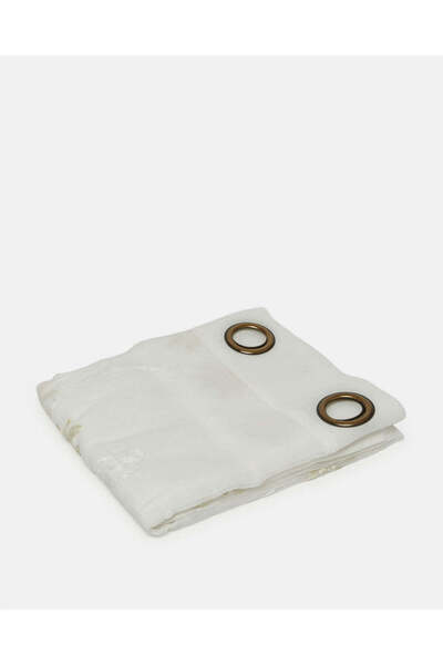 REDTAG Beige Sheer Embellished Curtain (1 Piece)