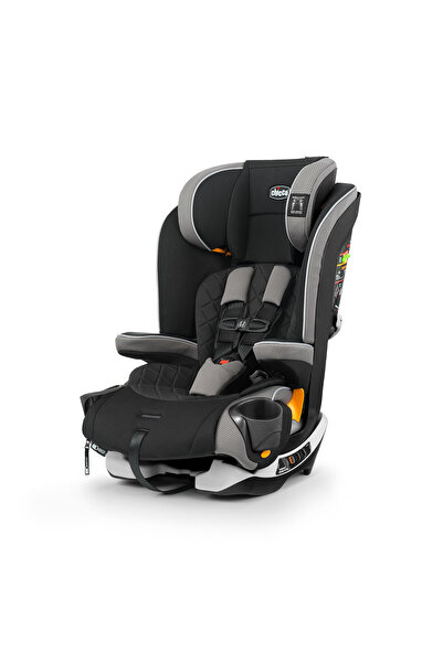 Chicco حزام MyFit Zip + مقعد سيارة معزز من ٢٥ إلى ١٠٠ رطل، لون NightFall