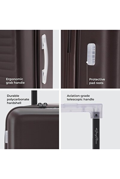 MOKOBARA The Aisle Trunk Luggage - 65 cm Check-in Medium (Cool Beans, Brown)