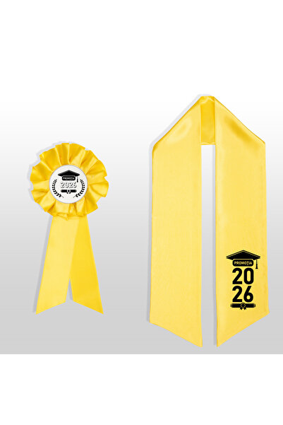 Toca Absolvire Graduation Sash and Ribbon, Personalized 2026, Ceremony/Celebration, End of Year, High School, College