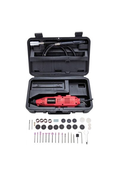 Worcraft Mini grinder with accessories, 135 W,