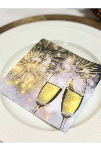 Mank Festive table napkins, Softpoint - Cheers / 24 x 24 cm / 30 pcs