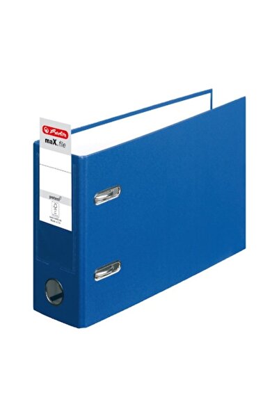 Herlitz laminated ring binder A5 7.5 cm blue