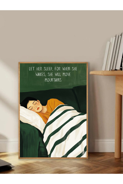 Tuba Decor Tablo dintr-o singură bucată cu rame din lemn pentru sufragerie, s...