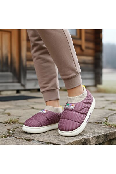 OEM Women's cotton-padded slippers, for indoors or short outdoor outings, 43079D-58