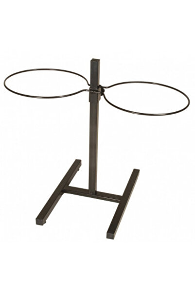 Record Stainless Steel Dog Bowls with Adjustable Stand (50 cm) - 2 x 1.75 L