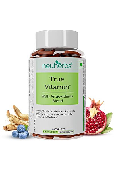 Neuherbs أقراص فيتامين ترو مع مزيج مضادات الأكسدة 60 قرصًا