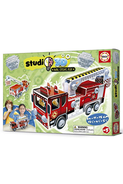 EDUCA Puzzle 3D Fire Engine Studio 19186