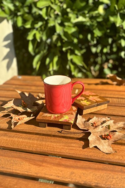 Bag The Joy Leftover - Autumn Themed - Set of 2 Coasters