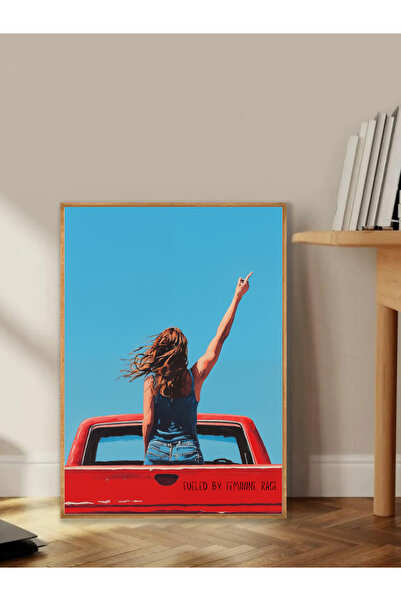 Tuba Decor Tablo dintr-o singură bucată cu rame din lemn pentru sufragerie, s...