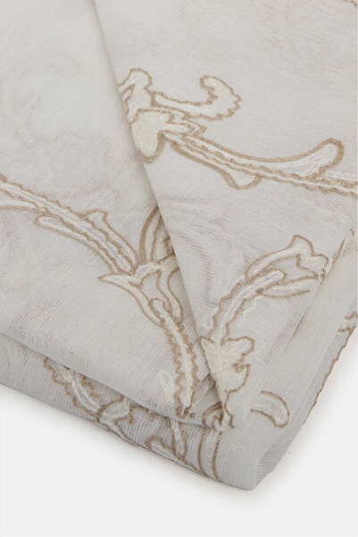 REDTAG Ivory Floral Sheer Curtain