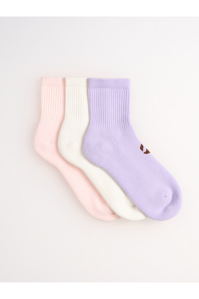 MONSIEUR CHAUSSETTE 3-Pack Havlu Soket Kadın Çorap | Organik Pamuklu | Yumuşa...