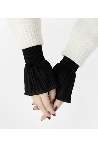 bright moon Kadın pileli kazak altı kolluk