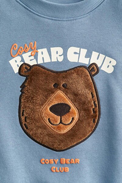 H&M Printed crew-neck sweatshirt